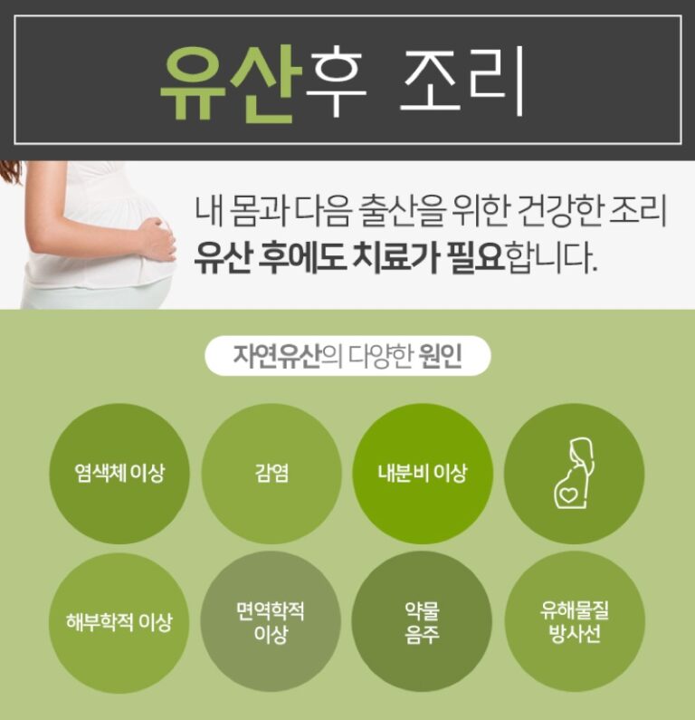 유산후몸조리 한약 상담에서 복부 상태를 확인하는 모습